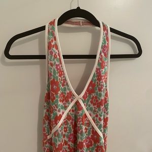 ZARA Floral Halter Dress